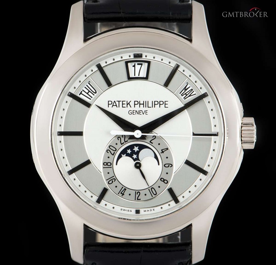 Patek Philippe Annual Calendar Gents 18k White Gold Rhodium Dial 5205G-001 816029
