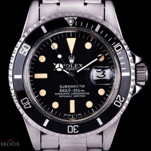 Rolex Submariner Gents Stainless Steel Black Dial BP 168 1680 820358