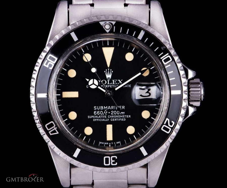 Rolex Submariner Gents Stainless Steel Black Dial BP 168 1680 820358