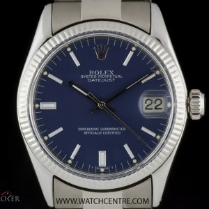 Rolex 18k White Gold OP Datejust Vintage Mid Size Wristw 6627 344915