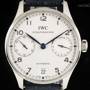 IWC Portuguese 7 Day Power Reserve Stainless Steel Sil IW500107 799893