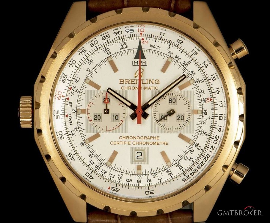 Breitling Limited Edition Chrono-matic Gents 18k Rose Gold S H41360 820145
