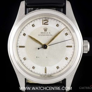 Blancpain Stainless Steel Two Tone Silver Dial Oyster Royal 6614 757357