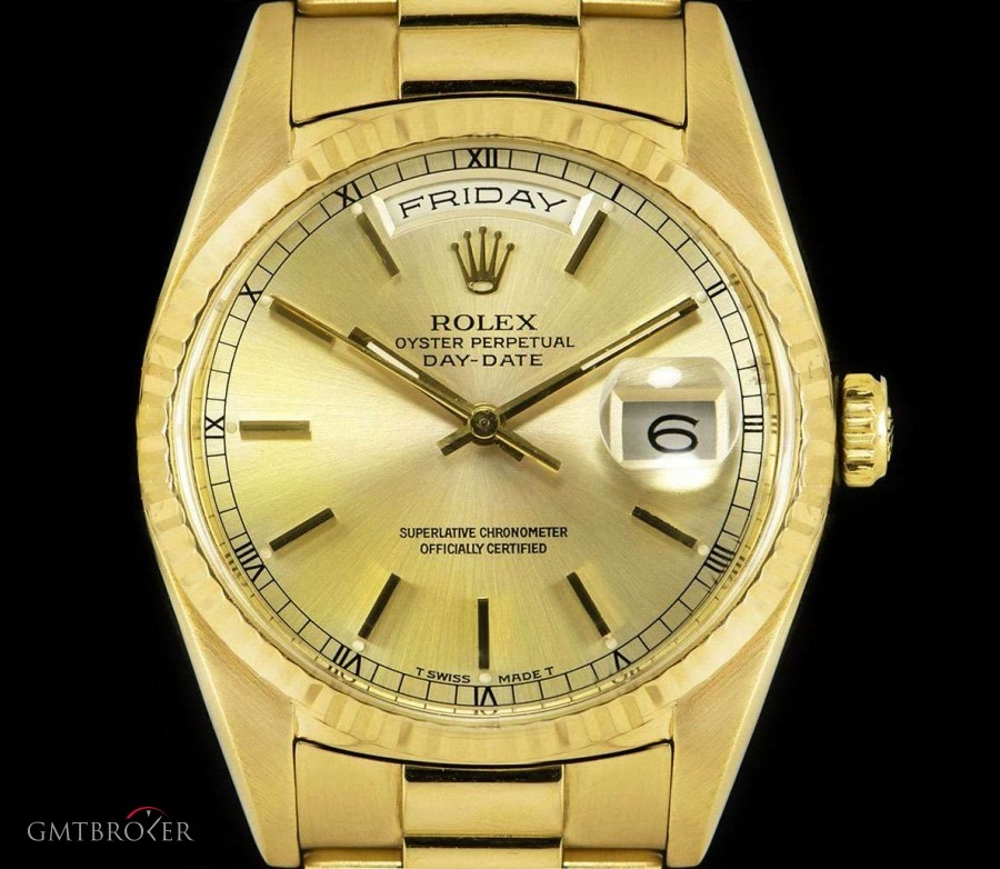 Rolex Day-Date Gents 18k Yellow Gold Champagne Dial 1823 18238 827915