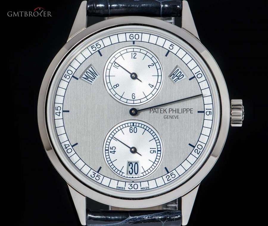 Patek Philippe Annual Calendar Regulator Gents 18k White Gold Sil 5235G-001 847070