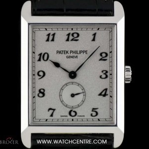 Patek Philippe 18k White Gold Silver Arabic Dial Gondolo Gents 51 5109G 758923