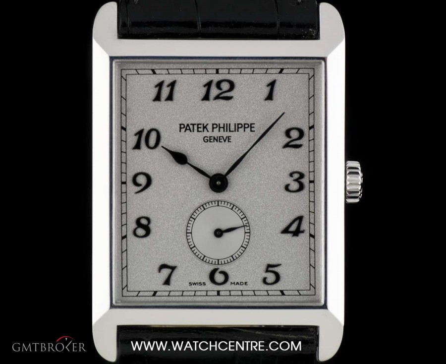 Patek Philippe 18k White Gold Silver Arabic Dial Gondolo Gents 51 5109G 758923