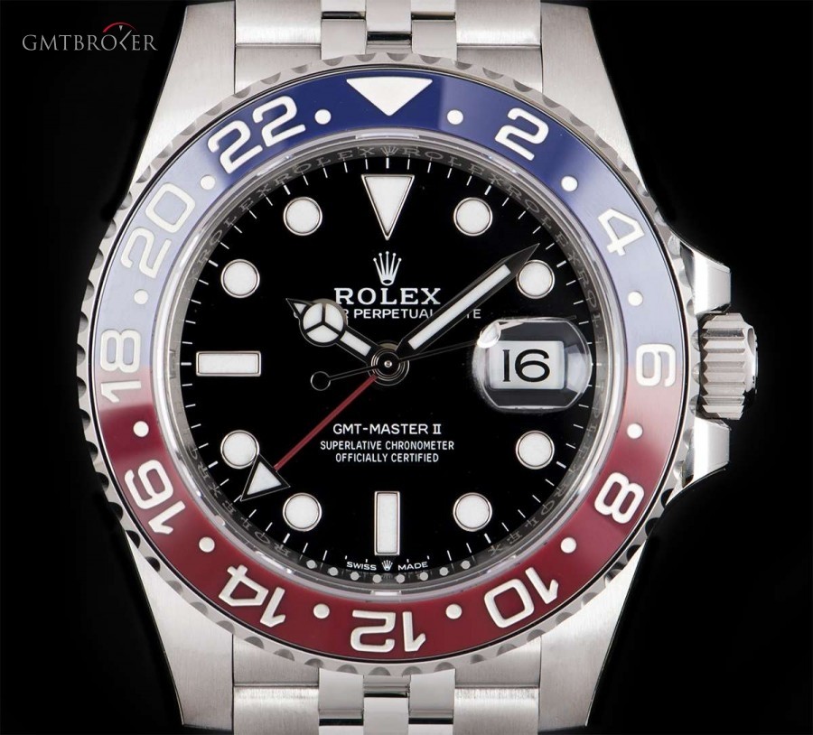 Rolex Unworn GMT-Master II Gents Stainless Steel Black D 126710BLRO 828911
