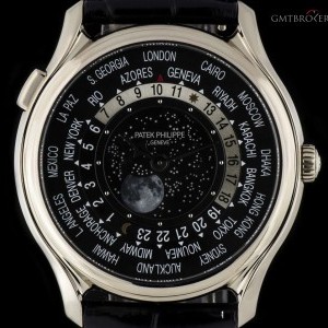Patek Philippe Unworn Anniversary World Time Moon Gents 18k White 5575G-001 777962