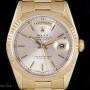 Rolex Day-Date Gents 18k Yellow Gold Silver Dial BP 1823
