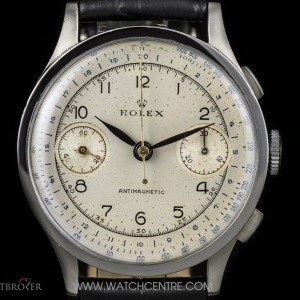 Rolex SS Manual Wind Silver Dial Chronograph Antimagneti 2508 218593