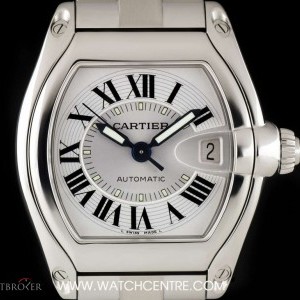 Cartier Stainless Steel Silver Dial Roadster Gents W62025V W62025V3 755247