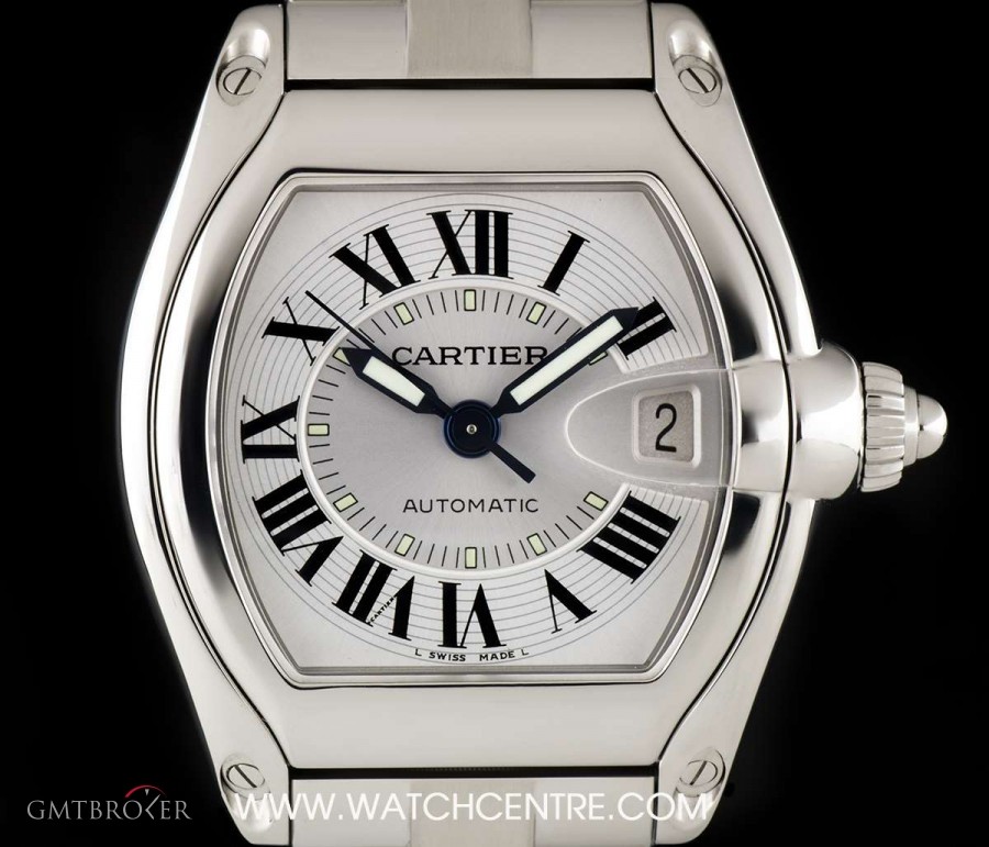 Cartier Stainless Steel Silver Dial Roadster Gents W62025V W62025V3 755247