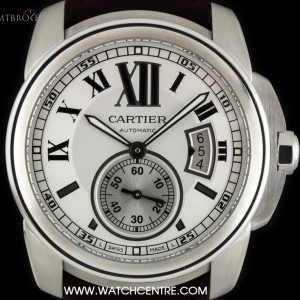 Cartier Stainless Steel Calibre De  Gents Wristwatch W7100 W7100037 737683