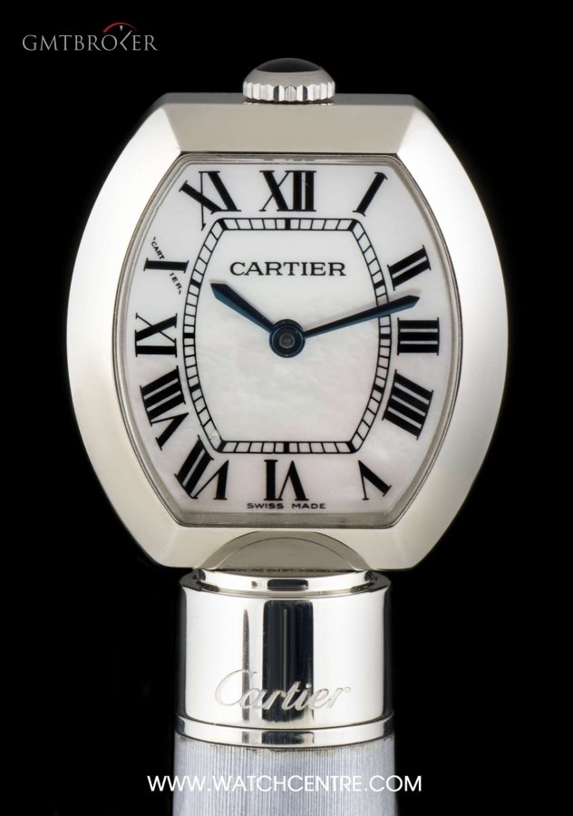 Cartier Stainless Steel Mother Of Pearl Roman Dial Limited nessuna 753355