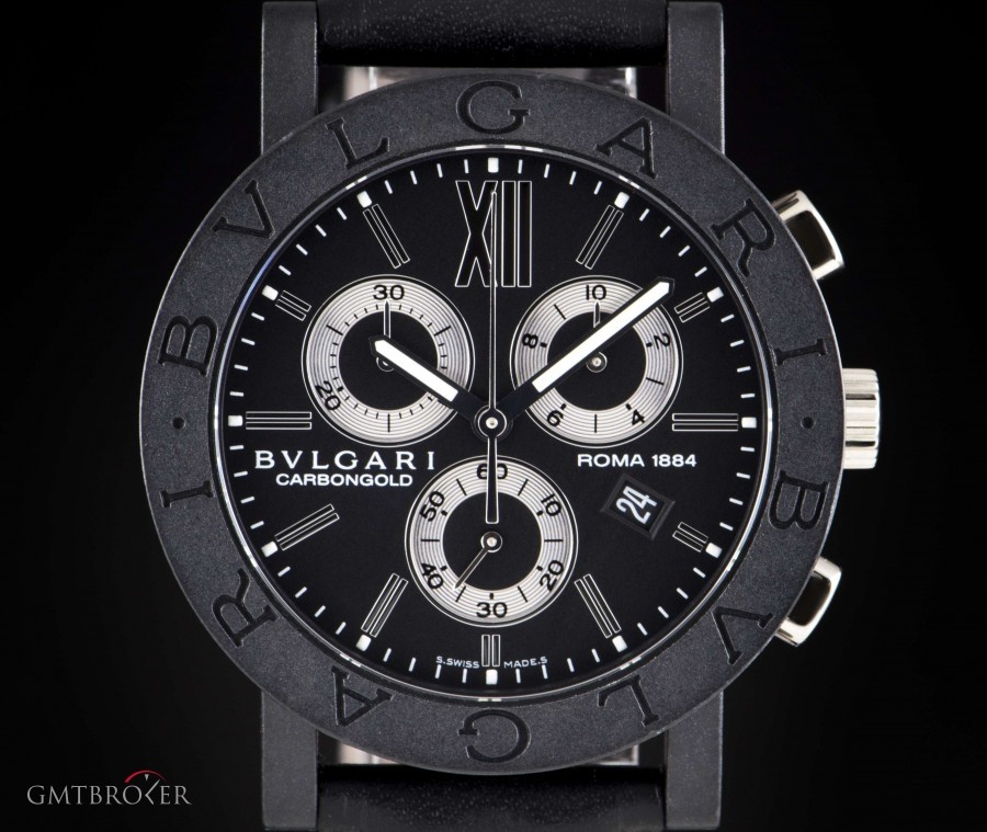 Bulgari Bvlgari Bvlgari Gents Carbon Gold Black Roma Editi BB38CLCH 810626