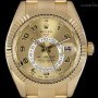 Rolex Sky-Dweller Gents 18k Yellow Gold Champagne Dial 3