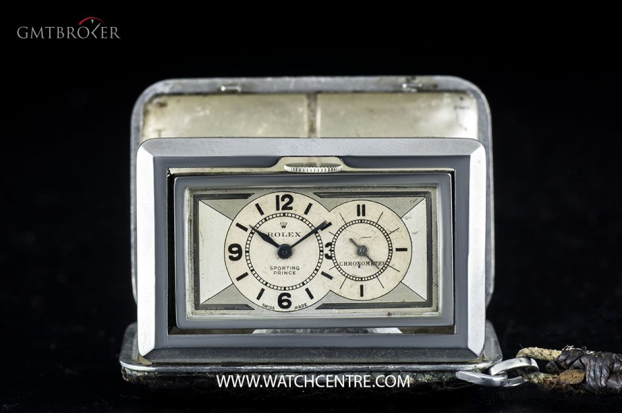 Cartier Nickel Silver Dial Sporting Prince Chronometer Tra 1561 560905