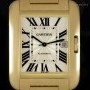 Cartier Tank Anglaise XL Gents 18k Yellow Gold Silver Flin