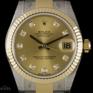 Rolex Unworn Datejust Mid-Size Stainless Steel  18k Yell 178273 763811
