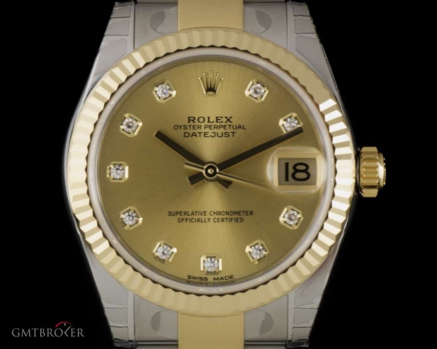 Rolex Unworn Datejust Mid-Size Stainless Steel  18k Yell 178273 763811