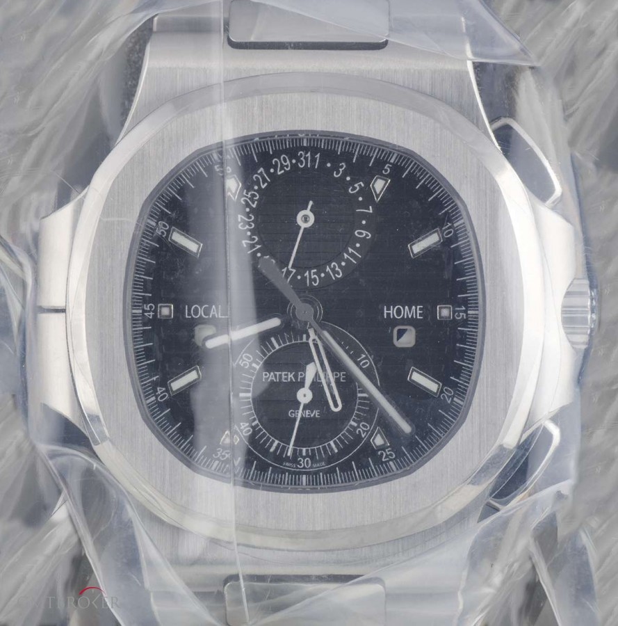 Patek Philippe Sealed Nautilus Travel Time Chronograph Stainless 5990/1A-001 802137