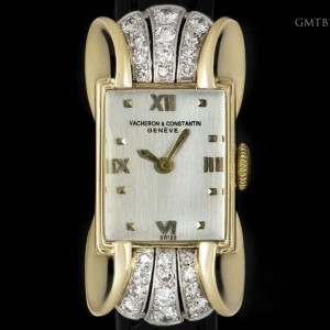 Vacheron Constantin Diamond Set Vintage Ladies 18k Yellow Gold  18k Wh nessuna 834634