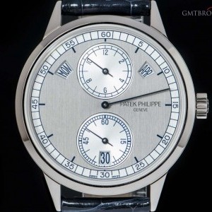 Patek Philippe Annual Calendar Regulator Gents 18k White Gold Sil 5235G-001 812498