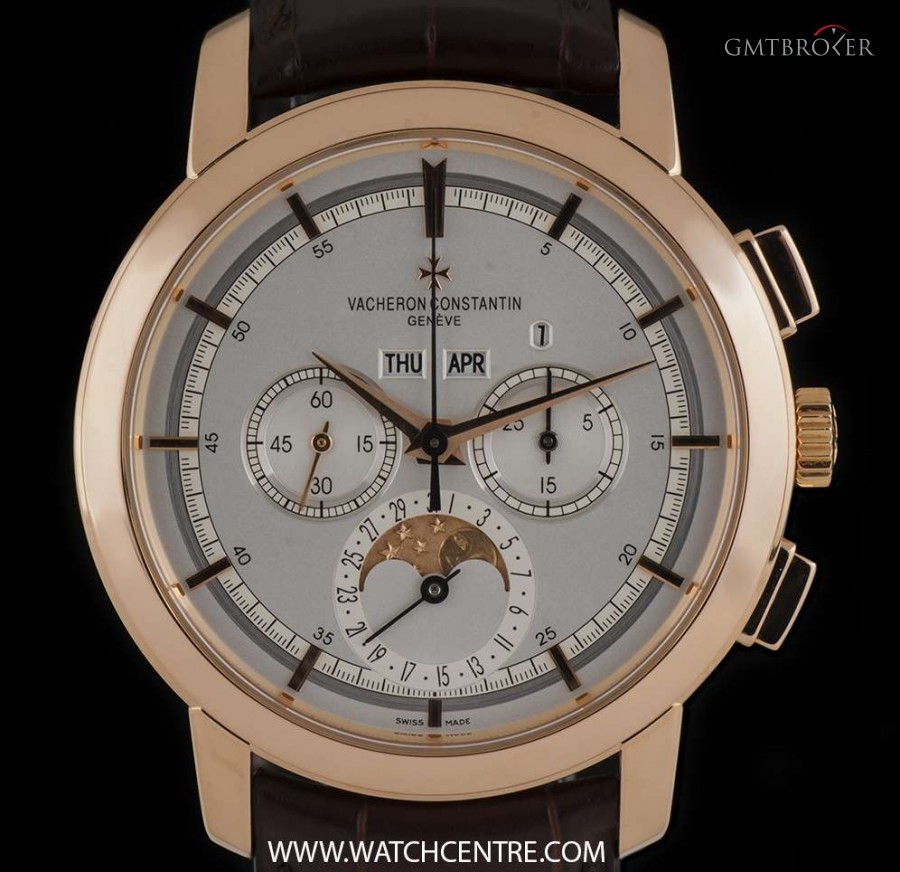 Vacheron Constantin 18k Rose Gold Patrimony Traditionelle Perpetual Ca 47292/000R-9392 742057