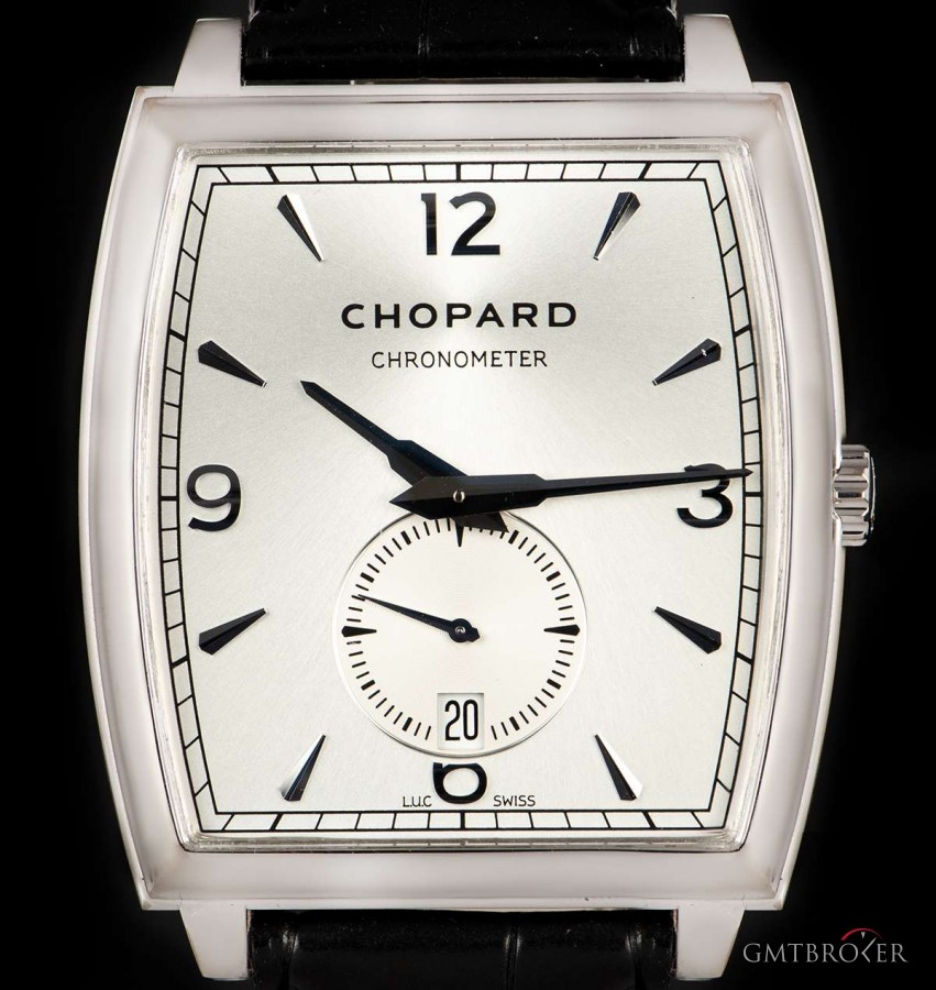Chopard LUC Chronometer XP Tonneau Gents 18k White Gold Si 16/2294-1001 842451
