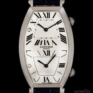 Cartier Tonneau Dual Time Limited Edition Macau 1999 Mid-S nessuna 841671