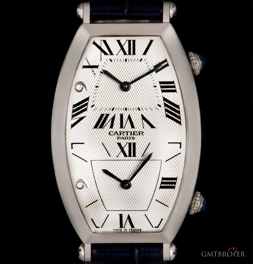 Cartier Tonneau Dual Time Limited Edition Macau 1999 Mid-S nessuna 841671