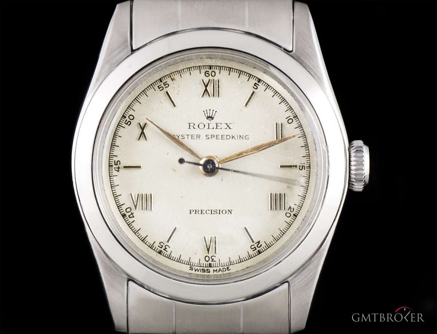 Universal Genève Stainless Steel Silver Dial Oyster Speedking Preci 4220 759949