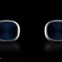 Patek Philippe 18k White Gold Anthracite Insert Cufflinks