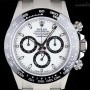 Rolex Cosmograph Daytona Stainless Steel White Dial Blac