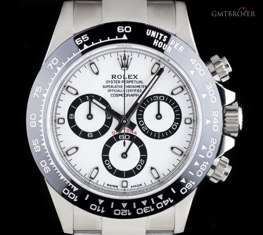 Rolex Cosmograph Daytona Stainless Steel White Dial Blac 116500LN 769901