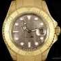 Rolex Unworn Yacht-Master NOS Gents 18k Yellow Gold Blac