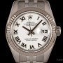 Rolex Datejust Ladies Stainless Steel White Roman Dial 1