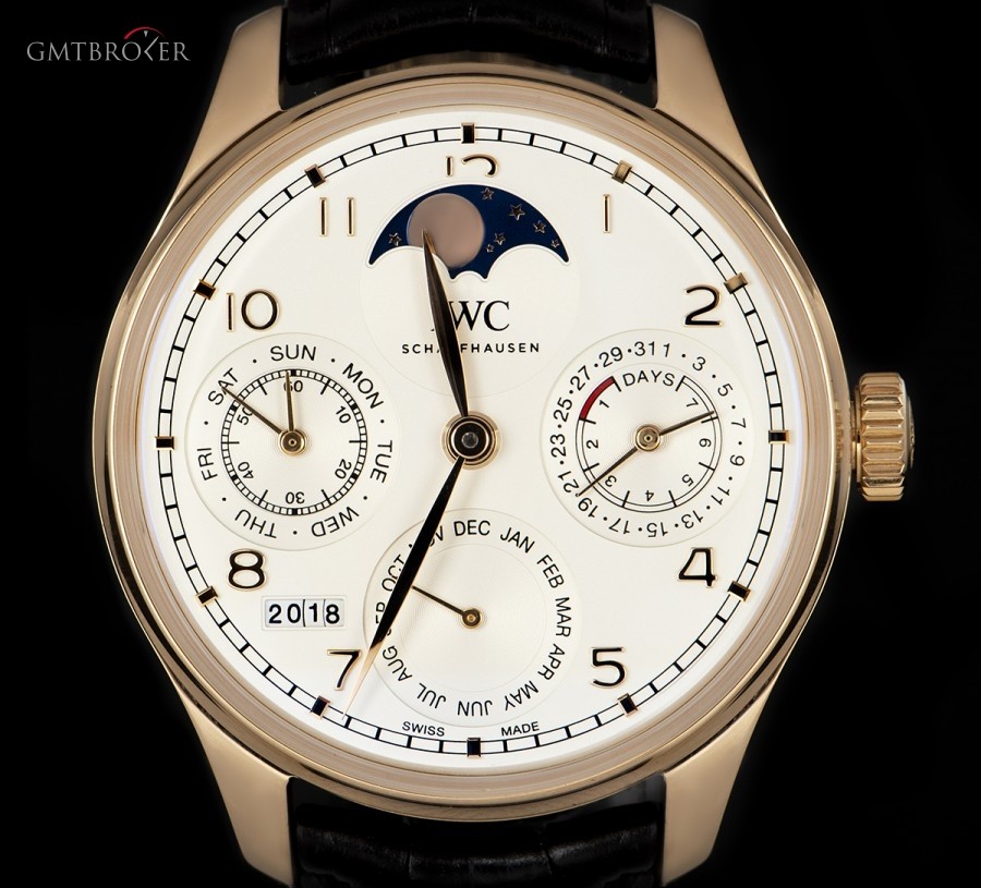 IWC Portugieser Perpetual Calendar Gents 18k Rose Gold IW503302 847436