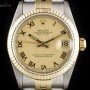Rolex Datejust Mid-Size Stainless Steel  18k Yellow Gold