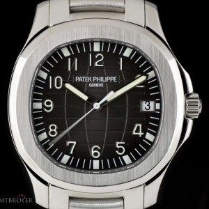 Patek Philippe Unworn Jumbo Aquanaut Stainless Steel Black Dial B 5167/1A-001 811661