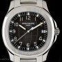 Patek Philippe Unworn Jumbo Aquanaut Stainless Steel Black Dial B