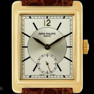 Patek Philippe Gondolo Gents 18k Yellow Gold Silver Dial BP 5010J 5010J-015 821396