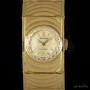 Rolex Precision Vintage Ladies 18k Yellow Gold Silver Di