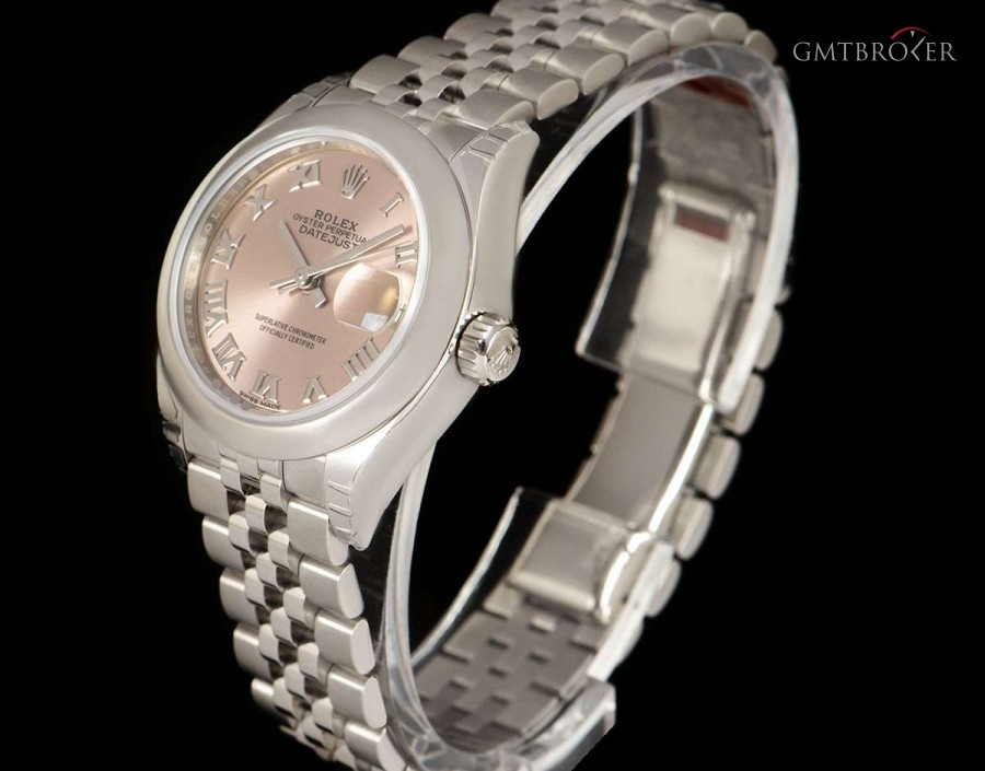 Rolex Unworn Datejust Ladies Stainless Steel Pink Dial B 279160 814001