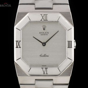 Rolex Vintage Cellini Gents 18k White Gold Silver Dial 4 4350 768047