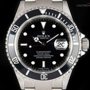 Rolex Submariner Date Gents Stainless Steel Black Dial 1 16610 823844