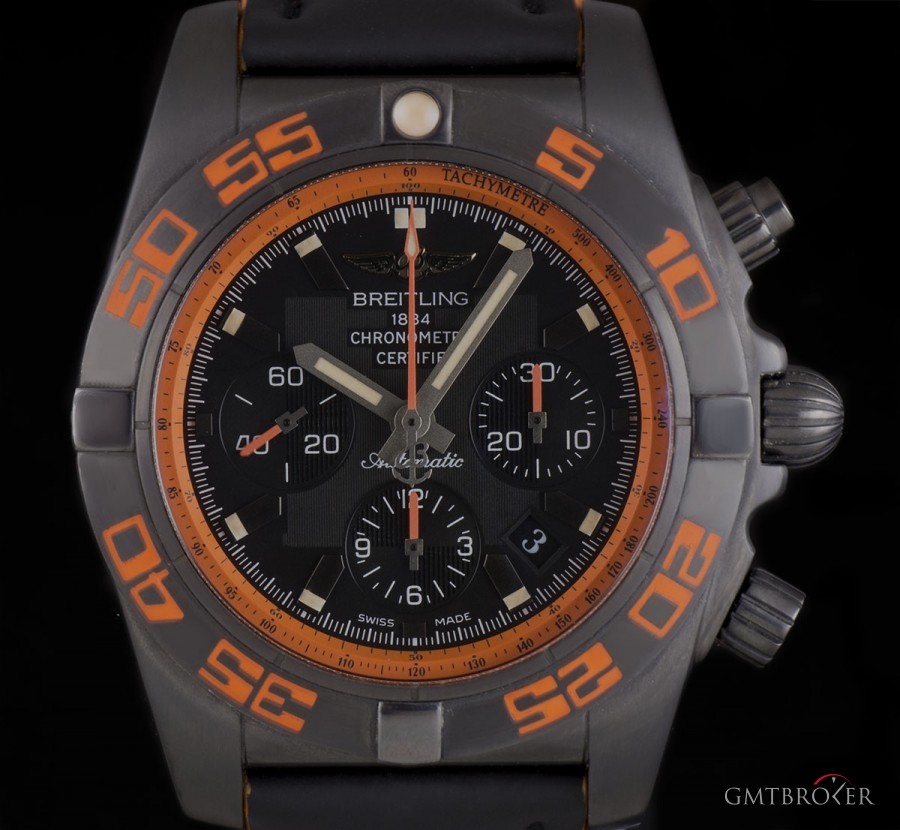 Breitling Chronomat 44 Raven Black Steel Black Dial BP MB011 MB0111C2/BD07153S 802494
