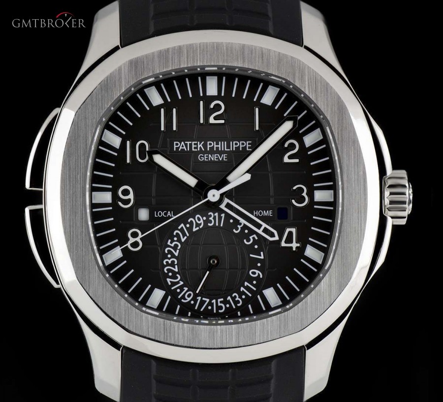 Patek Philippe Aquanaut Travel Time Gents Stainless Steel Black D 5164A-001 840438