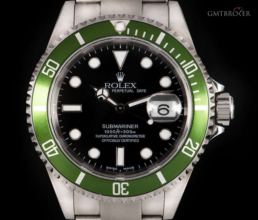 Rolex Submariner Date Stainless Steel Very Rare Black Ma 16610LV 828212
